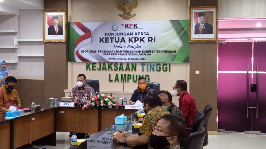 Ketua KPK Firli Bahuri di Lampung. 