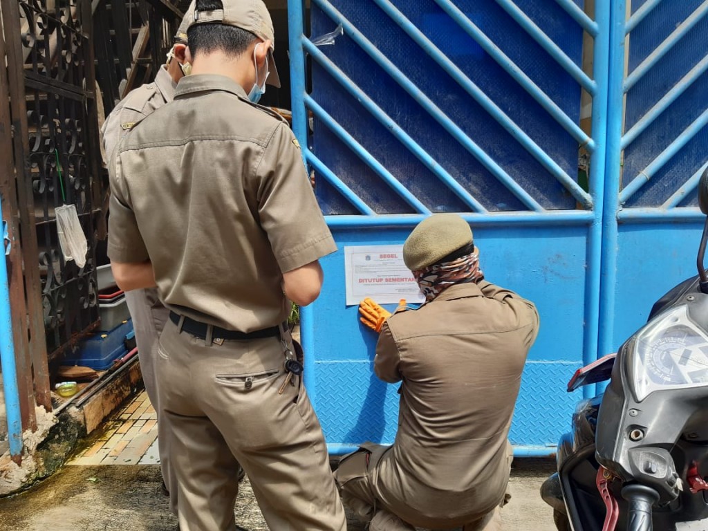 Ilustrasi penyegelan