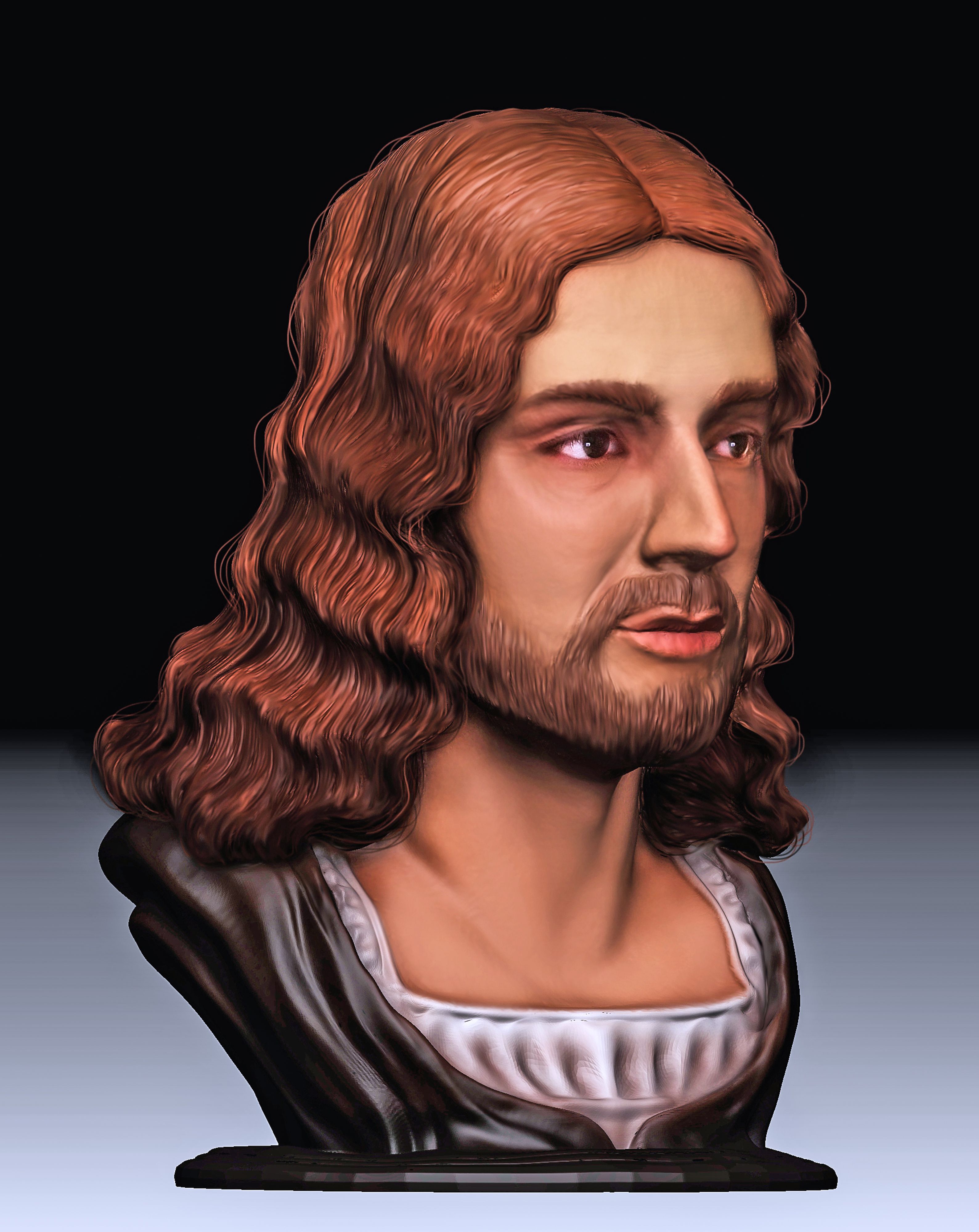 Foto hasil reka ulang Raffaello Sanzio da Urbino (1483-1520) yang dikenal dengan Raphael.