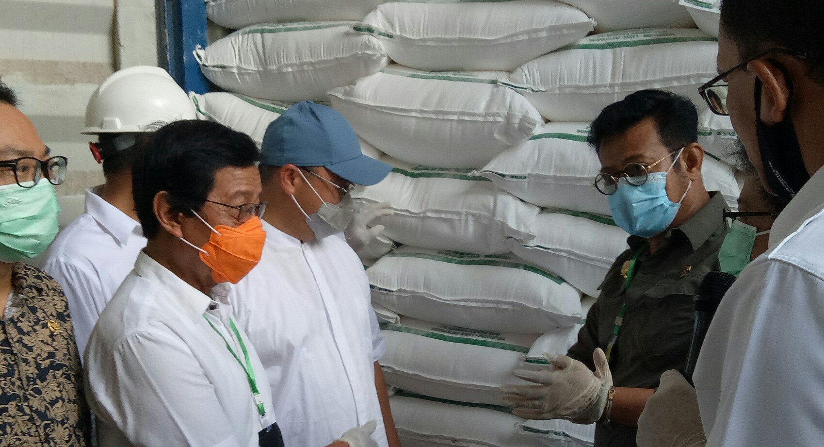 Menteri Pertanian Syahrul Yasin Limpo saat di Babel 