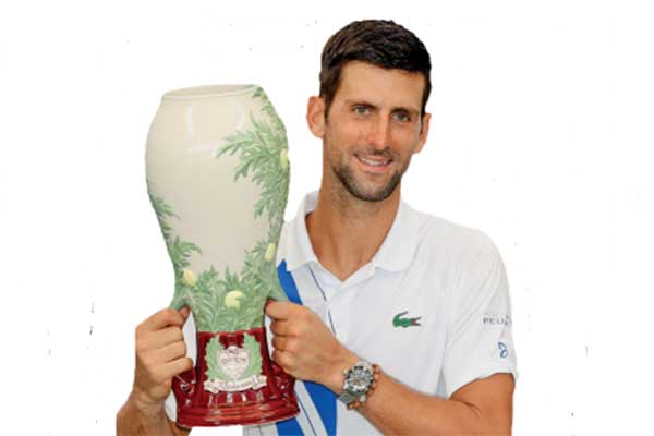 Petenis Serbia Novak Djokovic