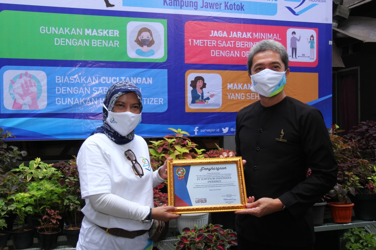 Penghargaan untuk PT Surveyor Indonesia dari pemkot Bogor