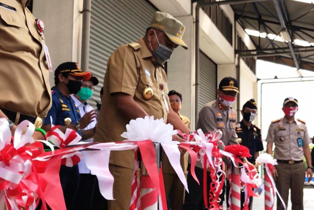 Gubernur Sulawesi Utara (Sulut), Olly Dondokambey melepas ekspor pertanian.