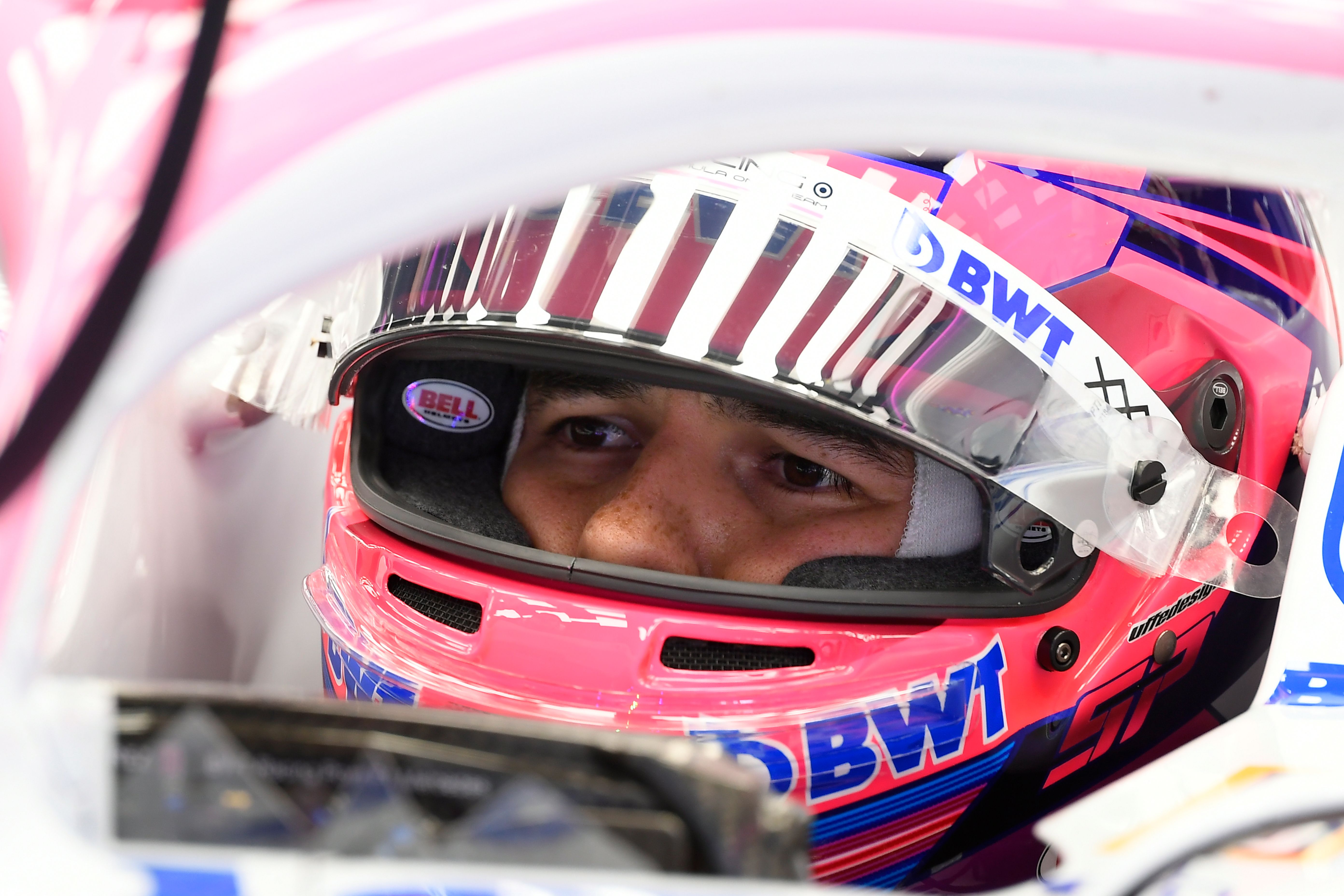 Pembalap Racing Point Sergio Perez