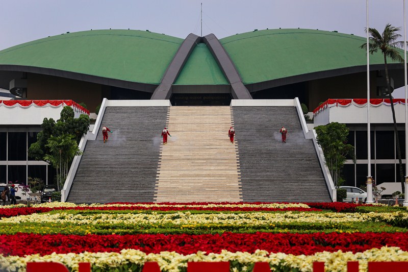 Gedung Nusantara komplek MPR, DPR dan DPD, Jakarta.