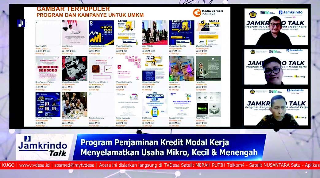 PT Jamkrindo gencar melakukan sosialisasi penjaminan kredit modal kerja (KMK) untuk usaha mikro, kecil, dan menengah (UMKM).