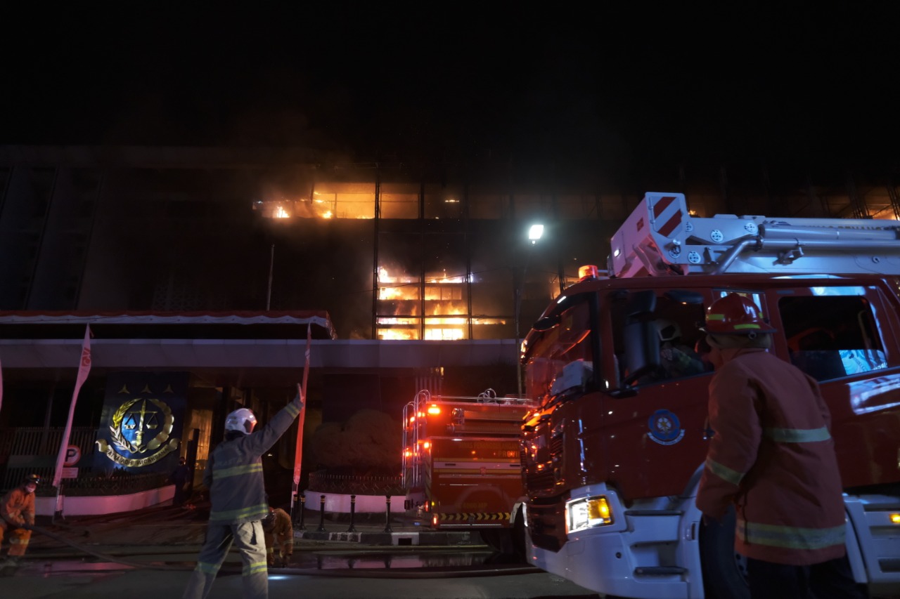 Kebakaran di Kejagung