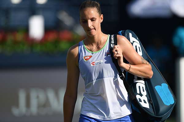 Petenis putri asal Republik Ceko Karolina Pliskova 