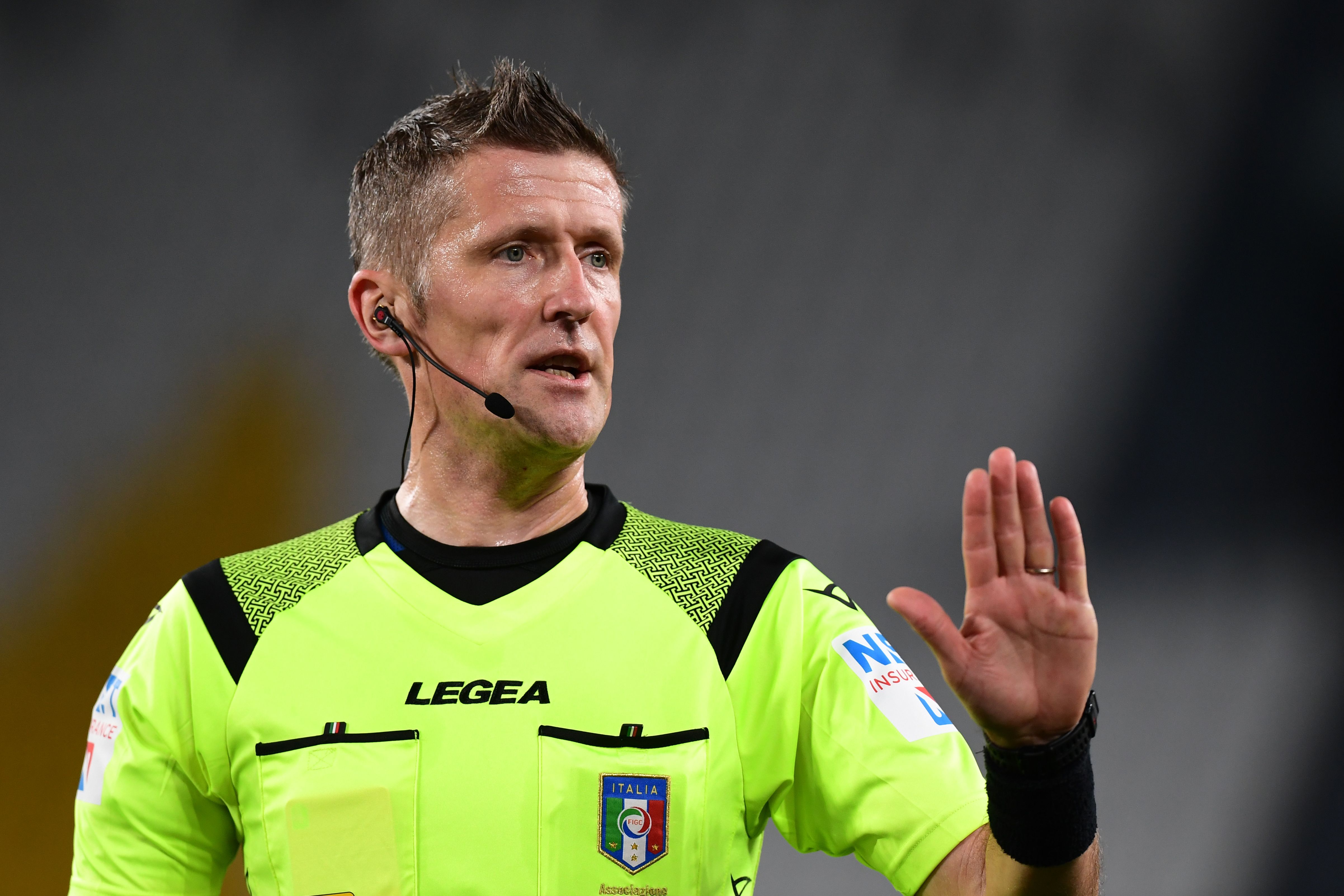 Daniele Orsato, wasit yang akan memimpin laga final Liga Champions.