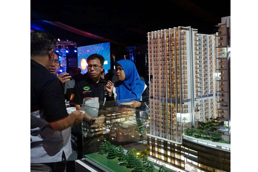 LRT City Urban Signature yang dikembangkan PT Adhi Commuter Properti dengan konsep transit oriented development (TOD) 