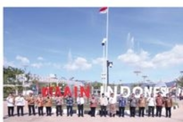 PLBN Motaain di Provinsi NTT menjadi ikon baru perbatasan Indonesia yang membanggakan.