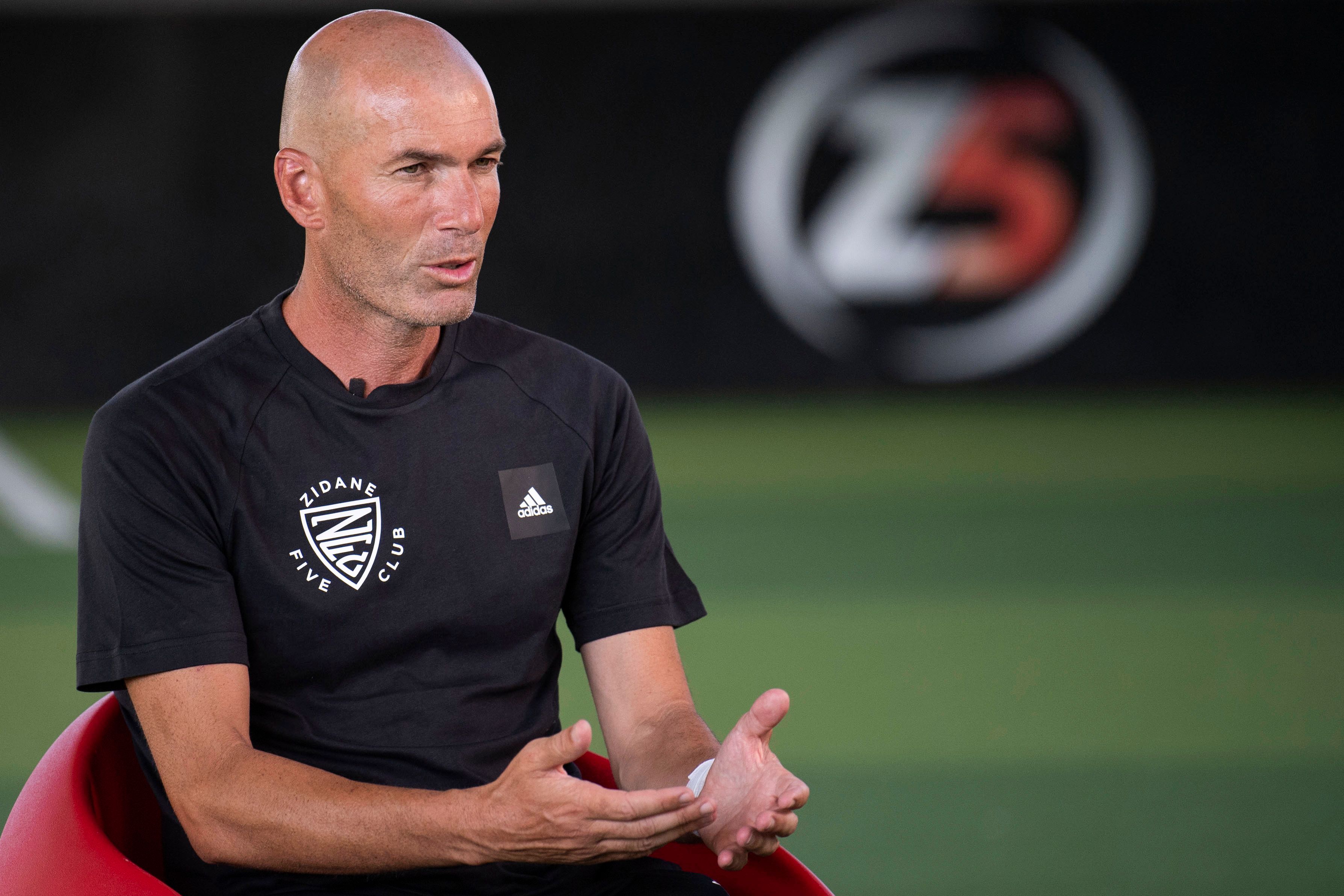 Pelatih Real Madrid Zinedine Zidane