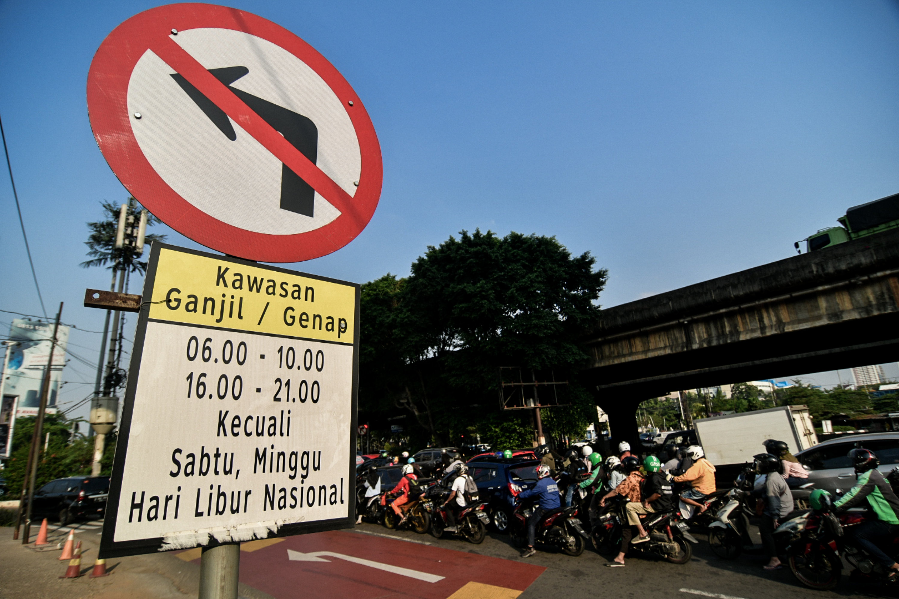 Kebijakan ganjil genap di Jakarta