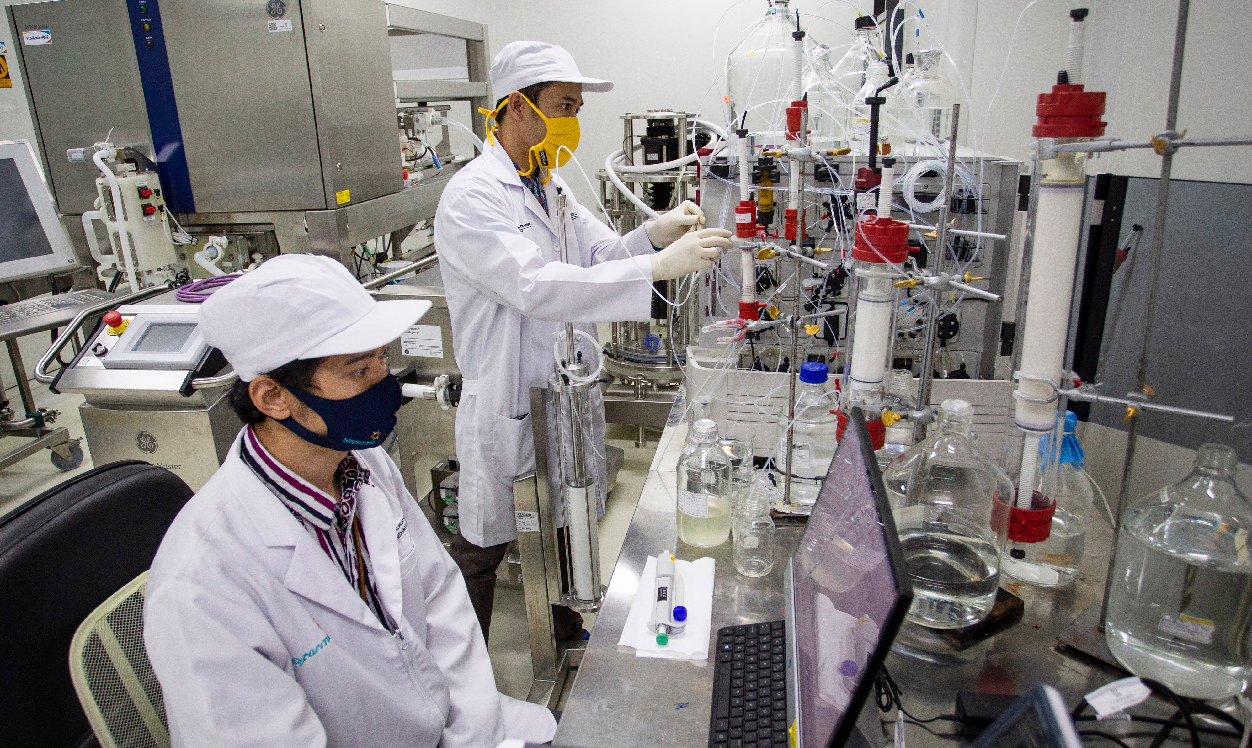 Ilustrasi riset covid-19