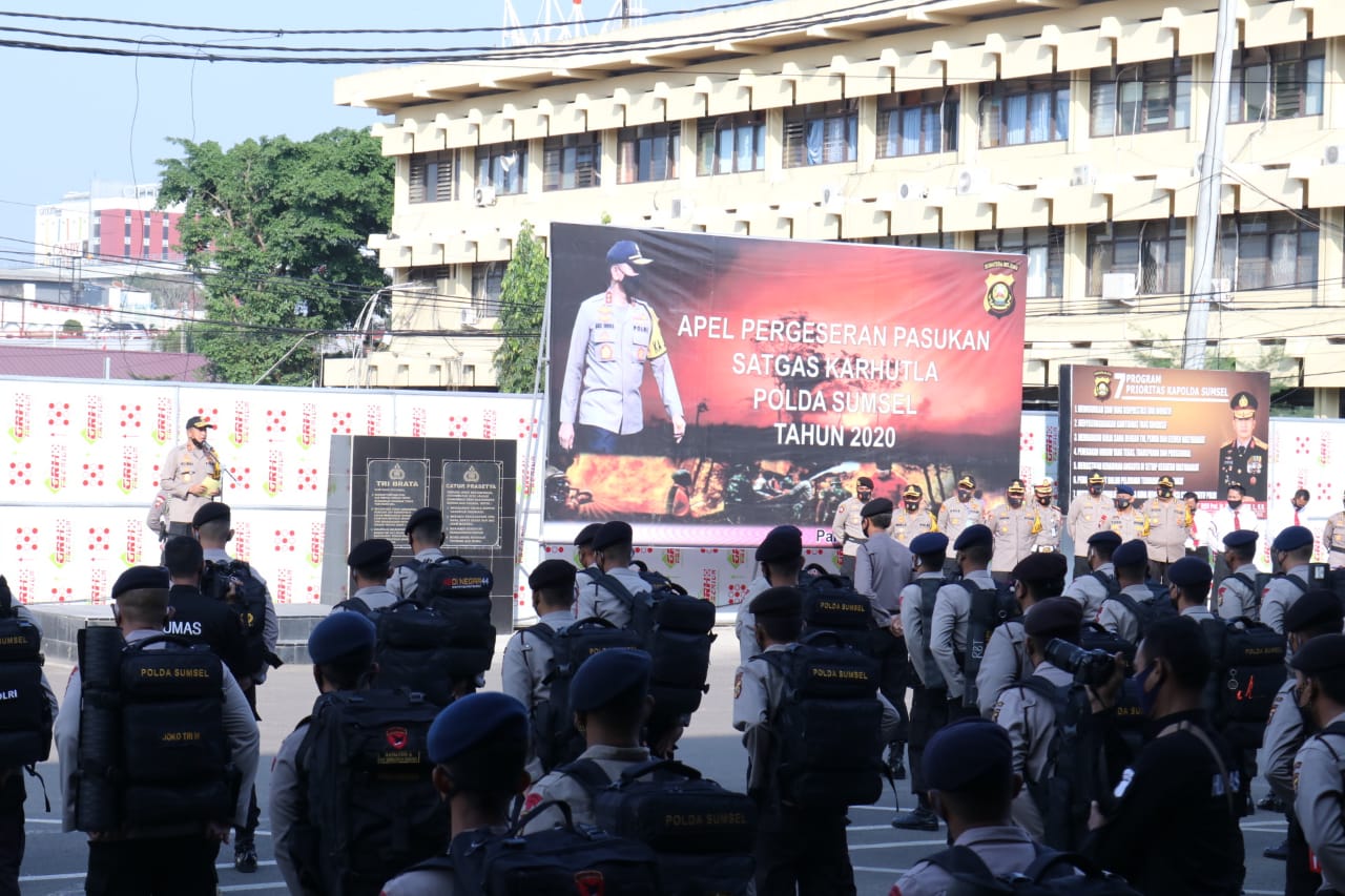 Personel Polda Sumsel siap tangani Karhutla