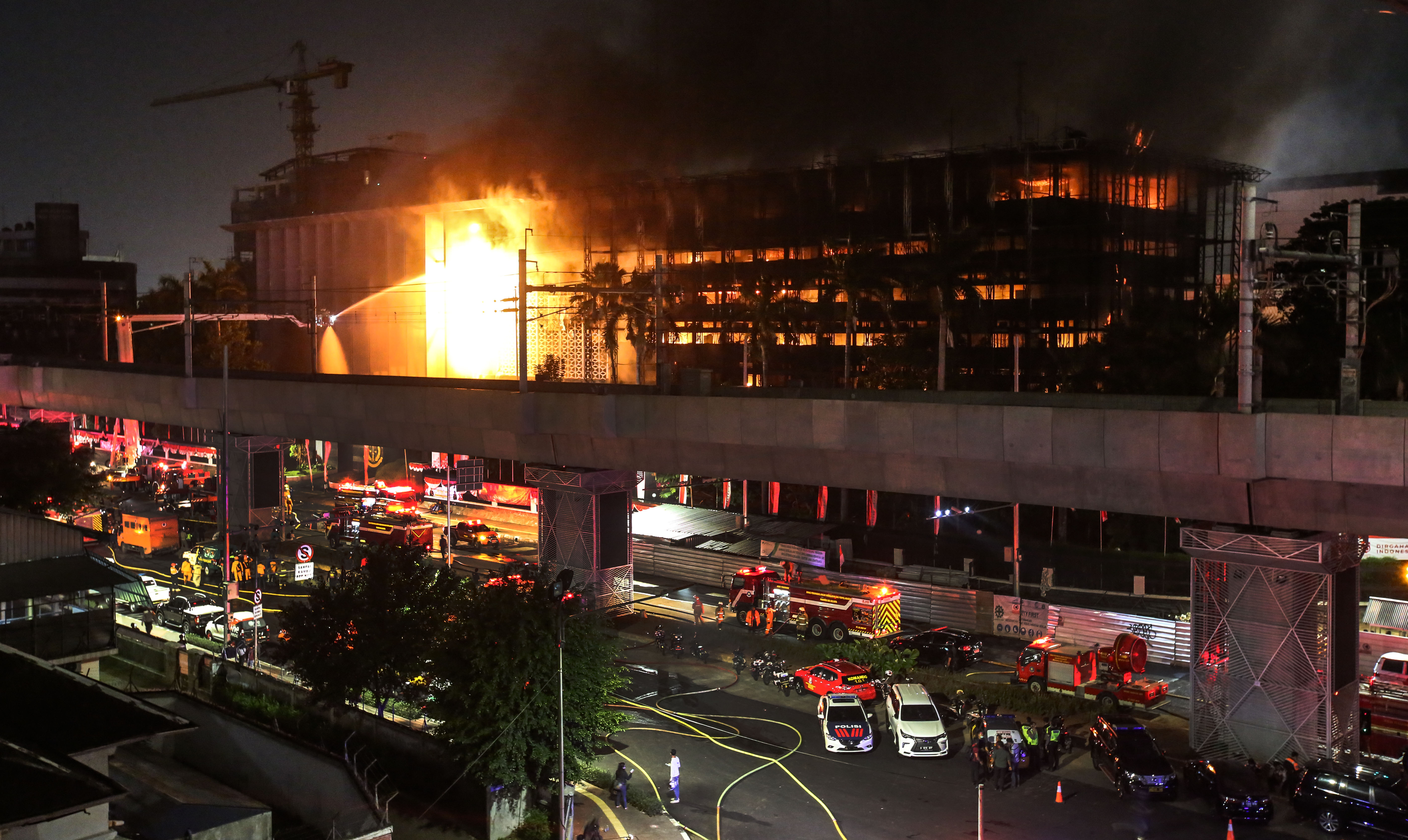 Kebakaran di Gedung Kejagung Berhasil Dipadamkan