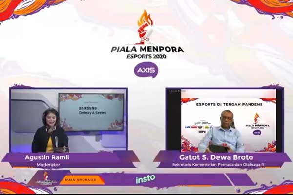 Jumpa pers virtual Piala Menpora Esports