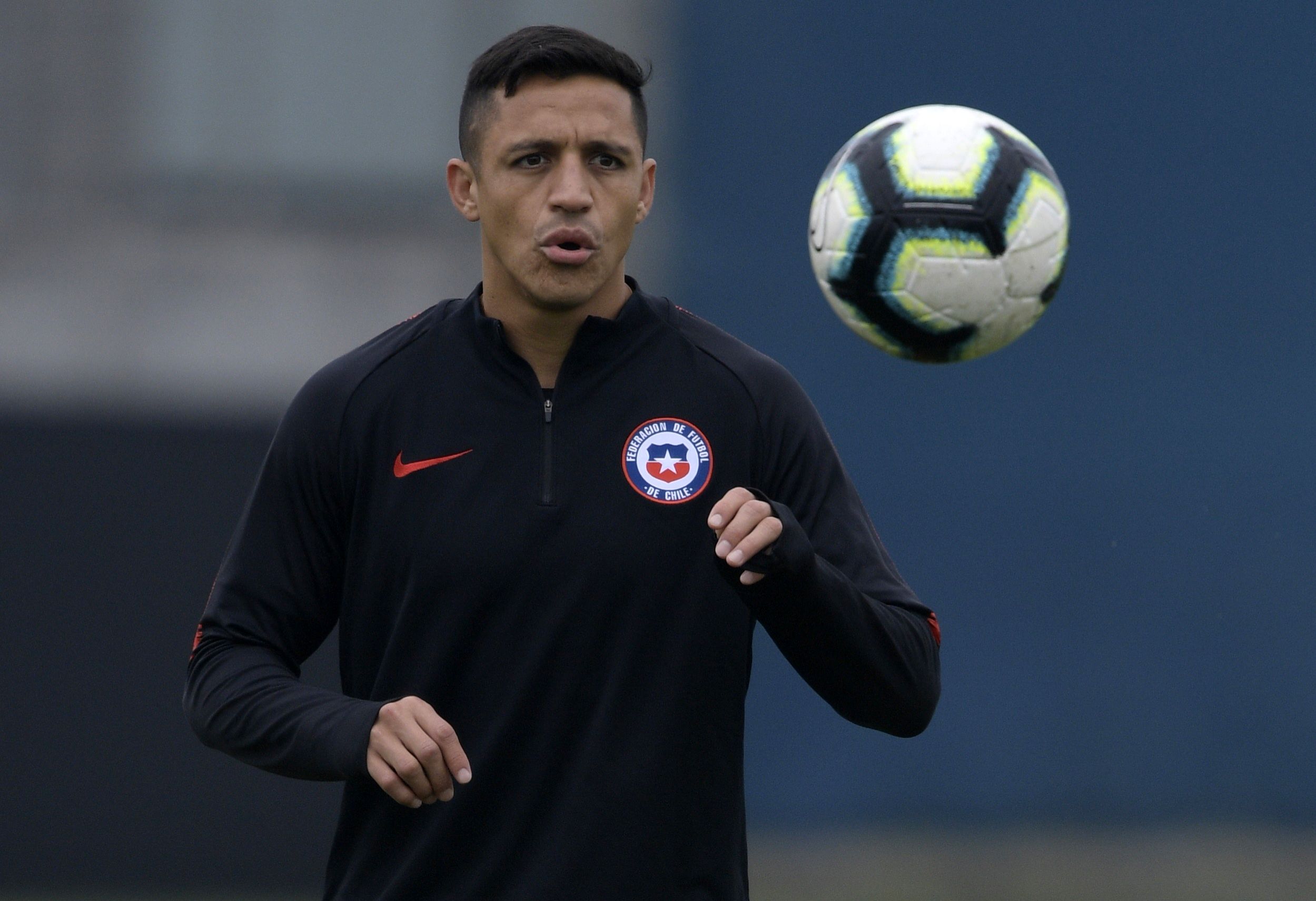 Pemain Cile Alexis Sanchez