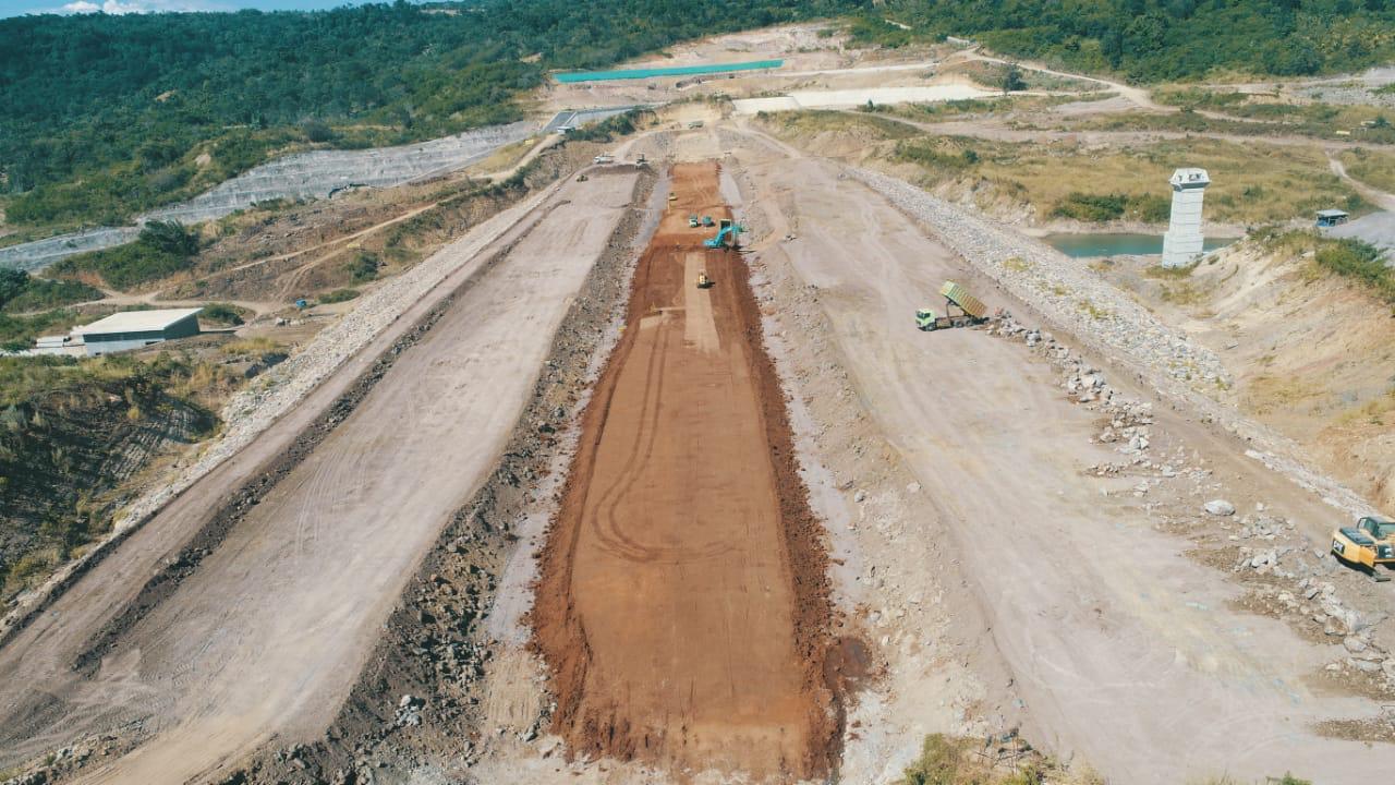 Proyek Bendungan Napun Gete yang berlokasi di Desa Ilin Medo dan Desa Werang Kecamatan Waiblama Kabupaten Sikka Provinsi Nusa Tenggara Timur