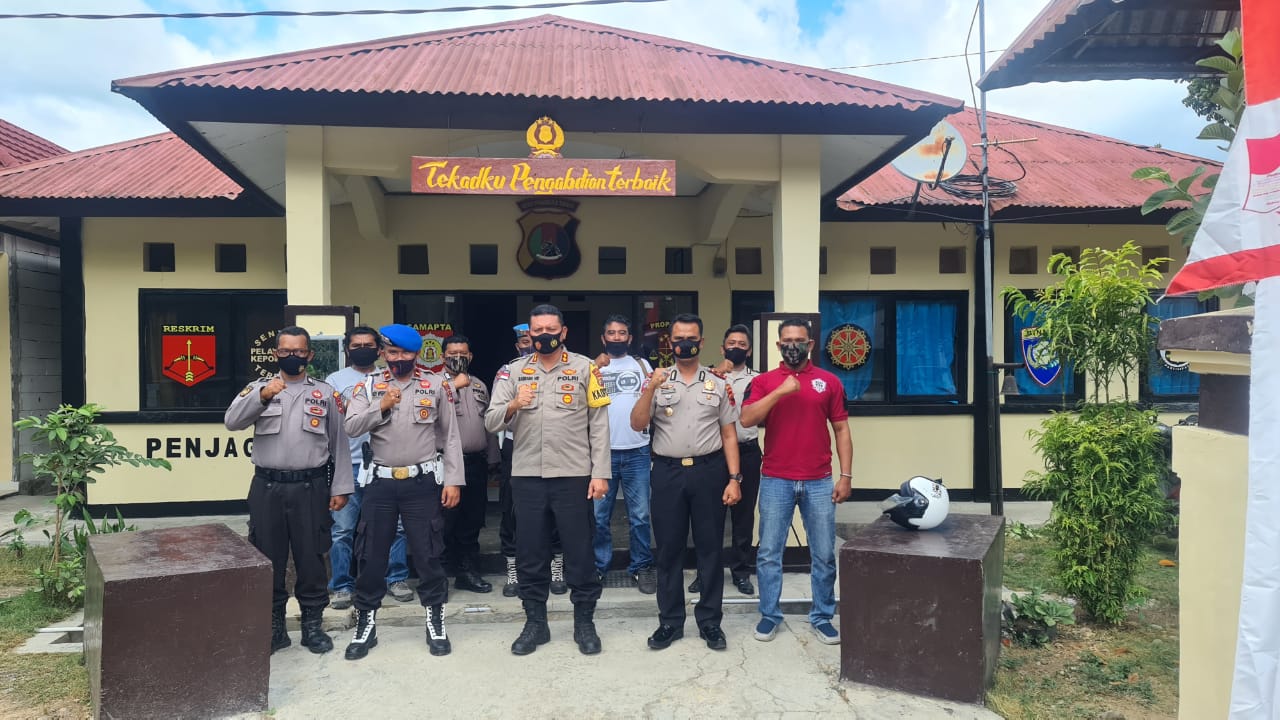 Kapolres Manggarai Barat (Mabar) AKB Bambang Hari Wibowo bersama jajarannya. 