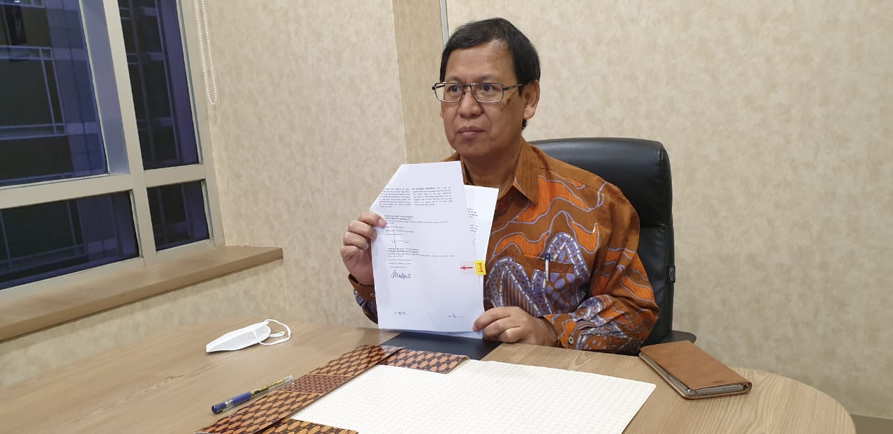 Direktur Utama Pusri Mulyono Prawiro