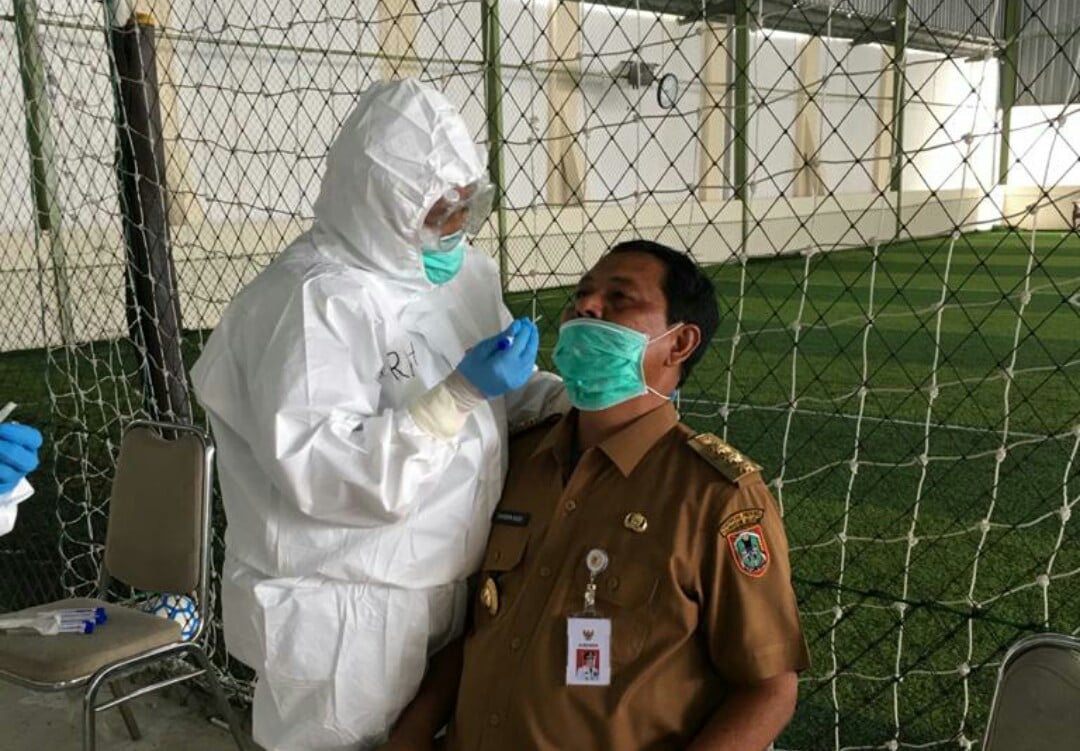 Gubernur Kalimantan Selatan Sahbirin Noor menjalani swab test pada 1 Agustus 2020 dan dinyatakan negatif covid-19.