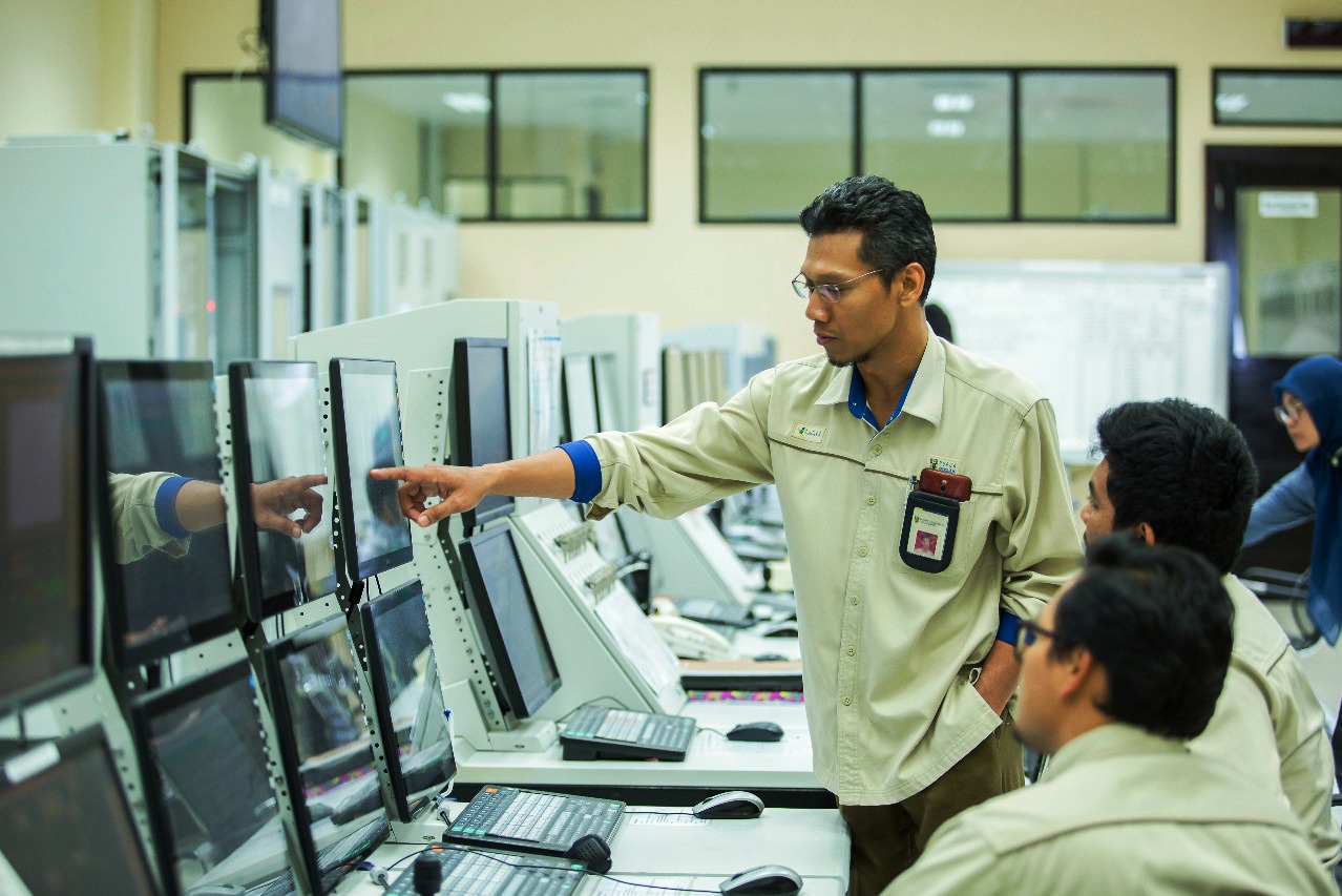 Pabrik Pusri di Palembang.