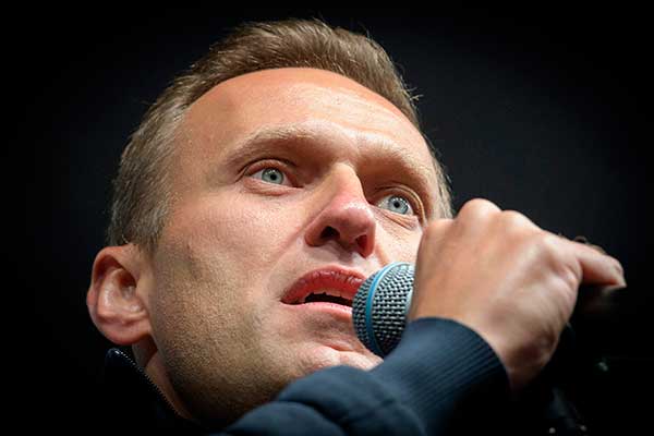Politikus oposisi Rusia terkemuka Alexeic Navalny