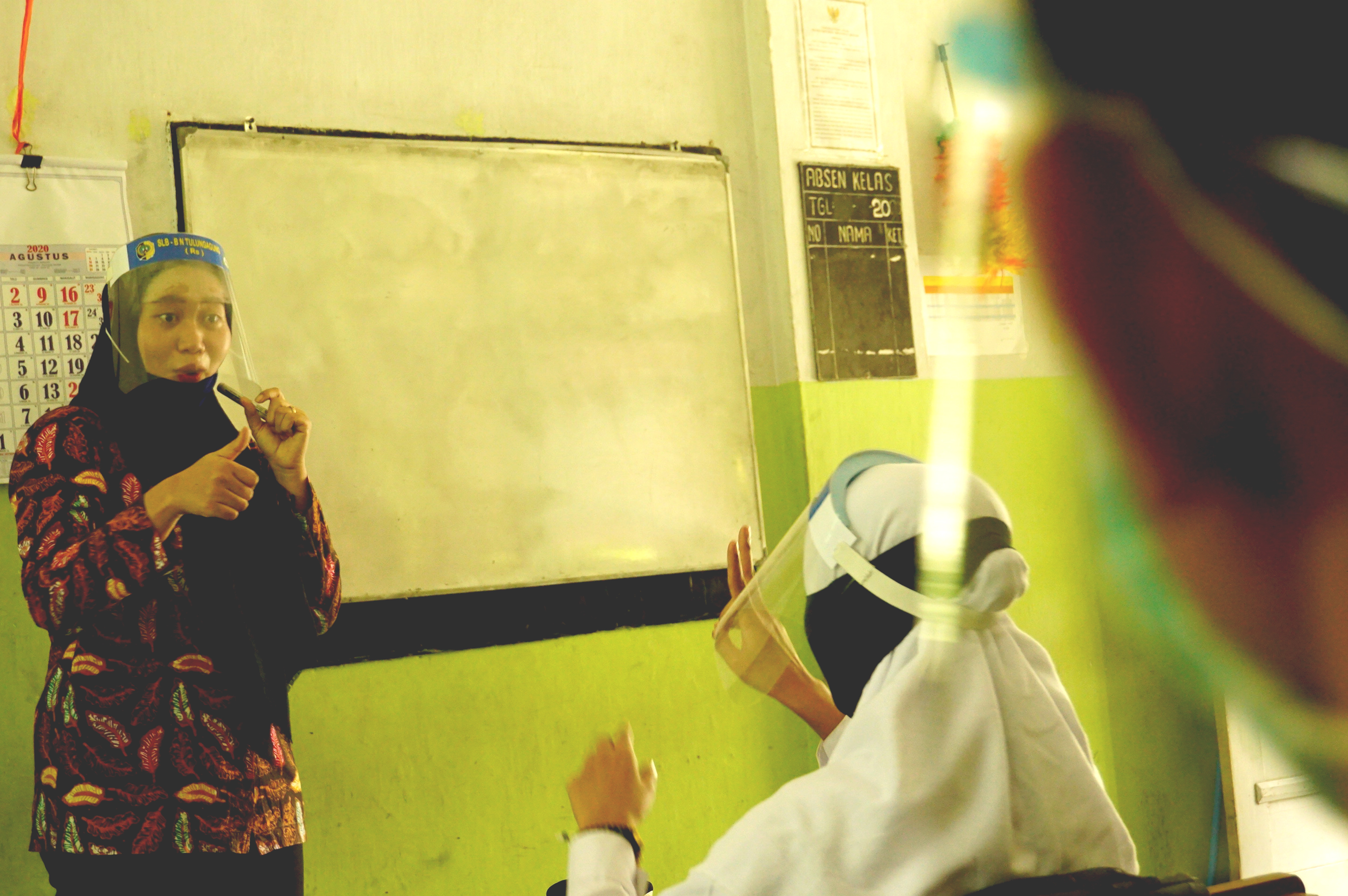 Sekolah tatap muka di Tulungagung, Jawa Timur