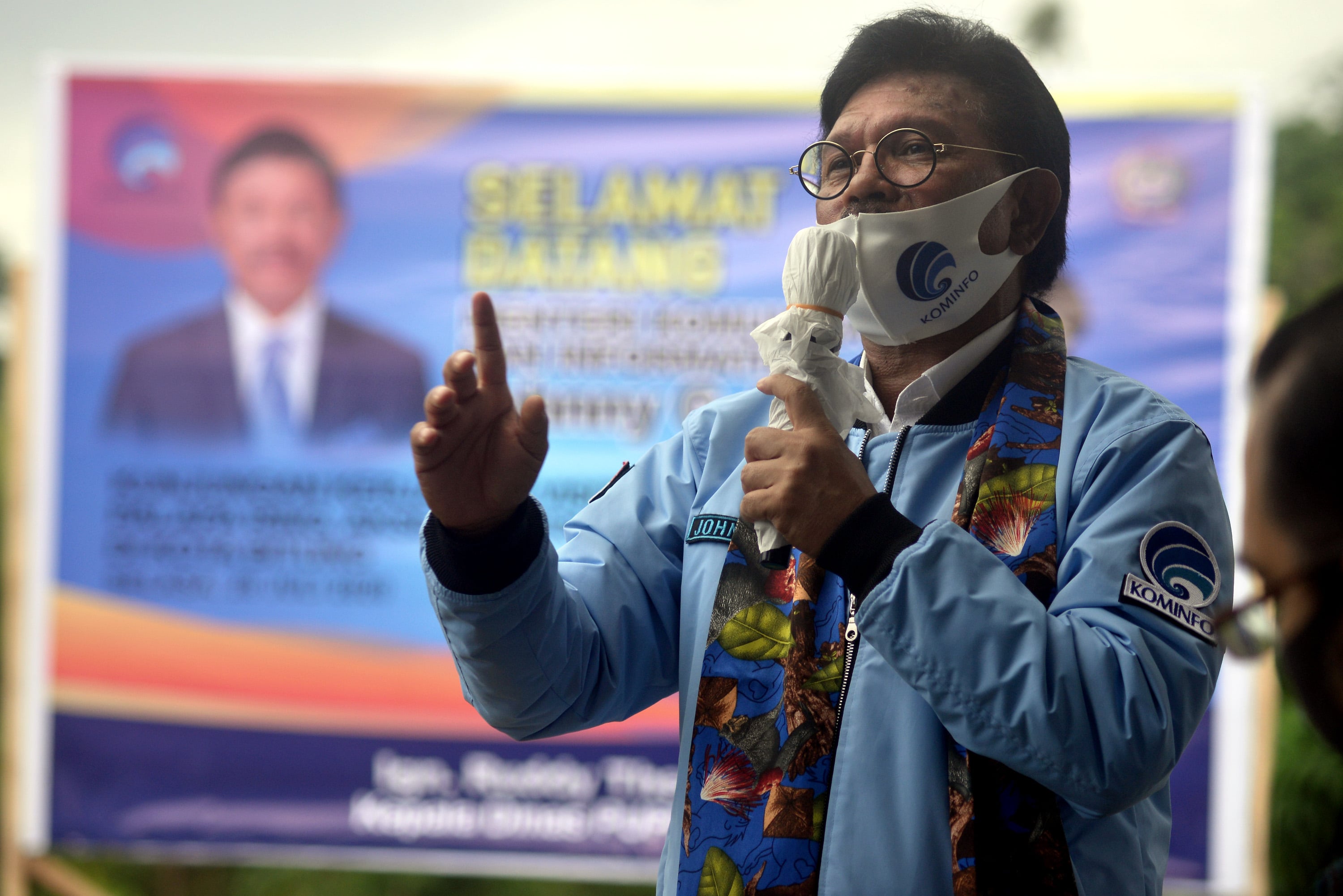 Menteri Komunikasi dan Informatika (Kominfo) Johnny G Plate