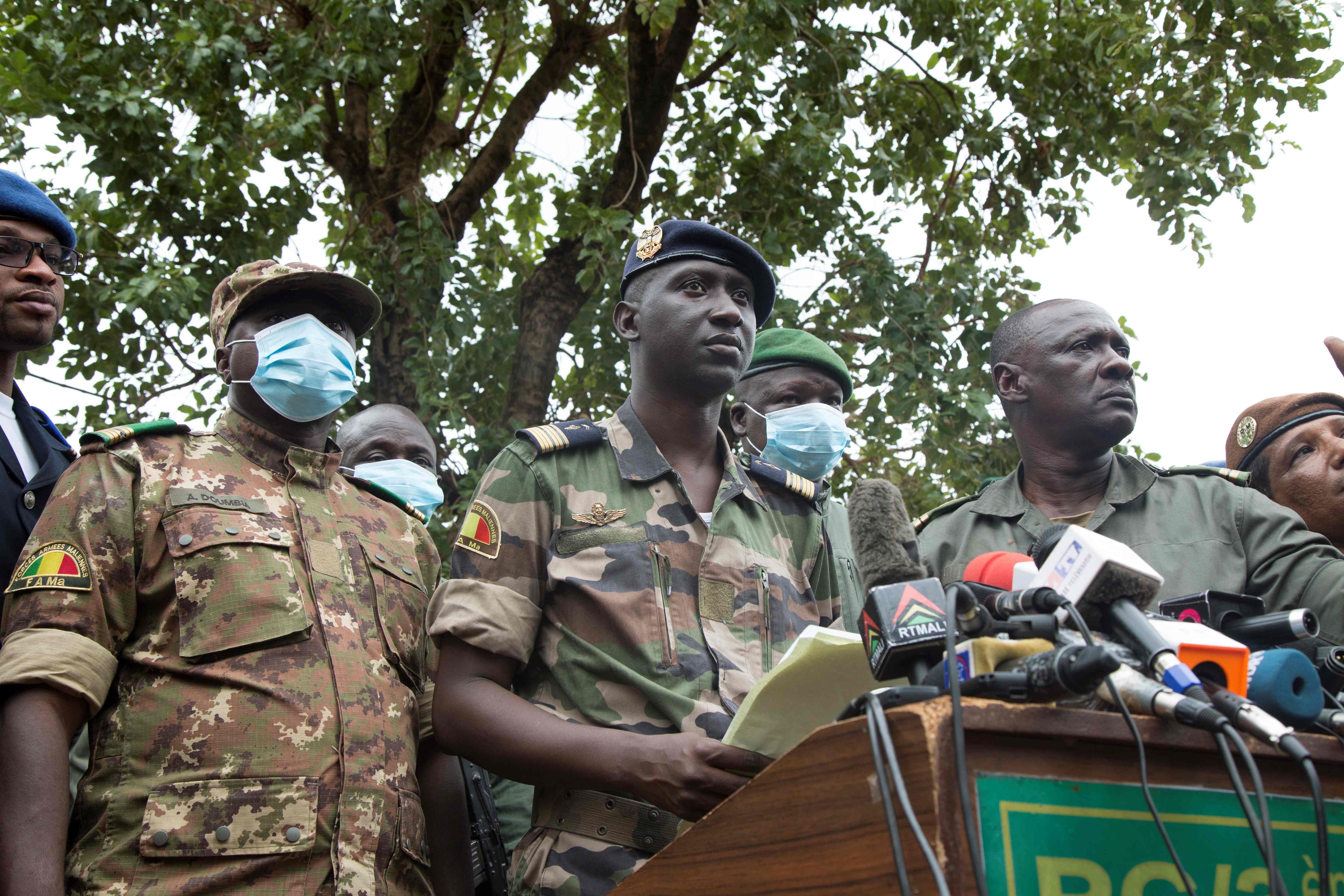 Para pemimpin junta militer Mali.