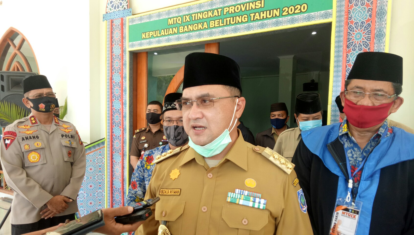 Gubernur Bangka Belitung Erzaldi Rosman Djohan 