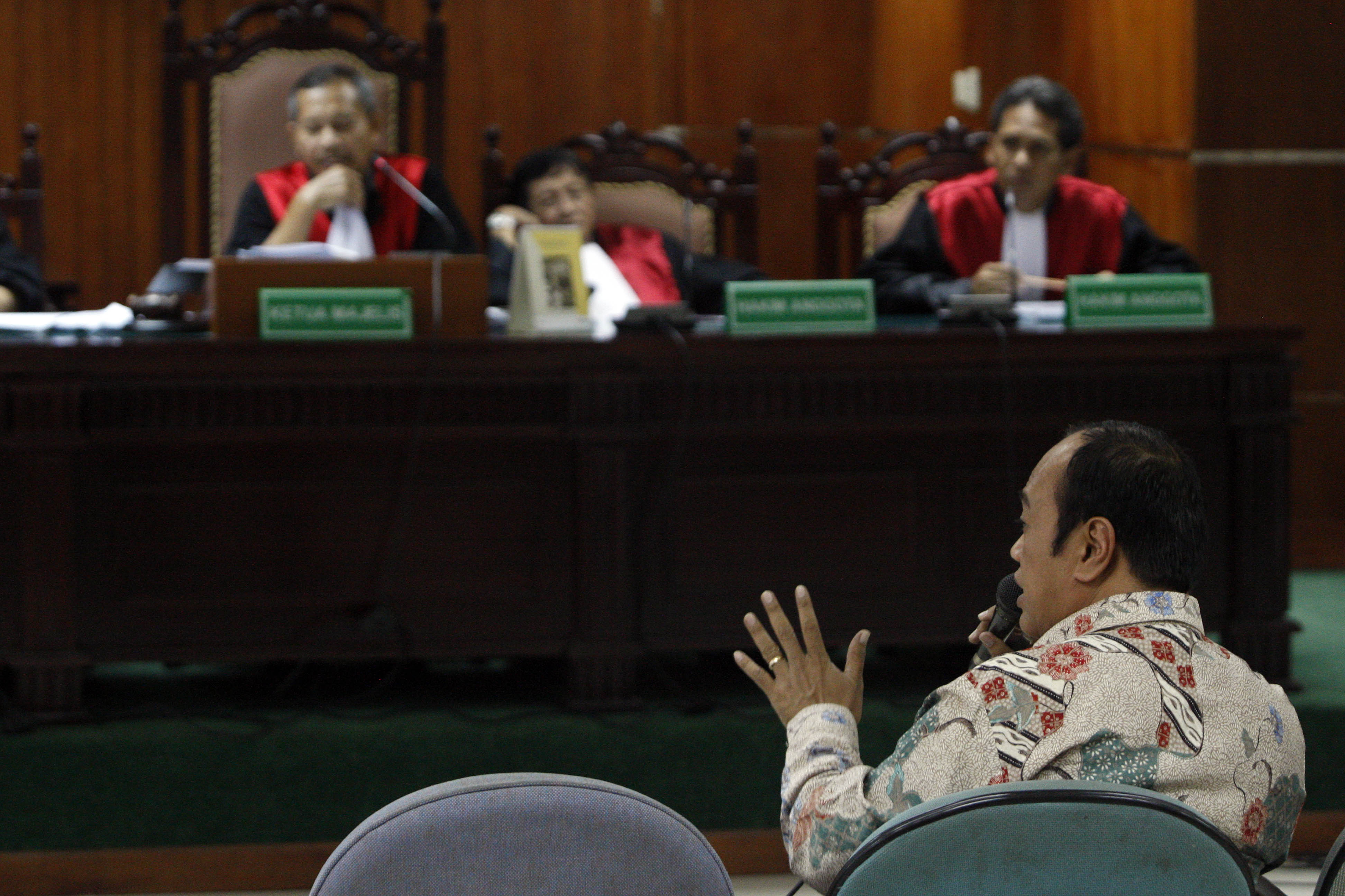 Terpidana kasus korupsi pengadaan alat Simulator SIM di Korlantas Polri Irjen (Pol) Djoko S