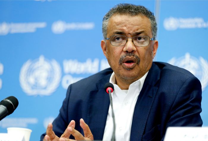 Ketua WHO Tedros Adhanom Ghebreyesus.
