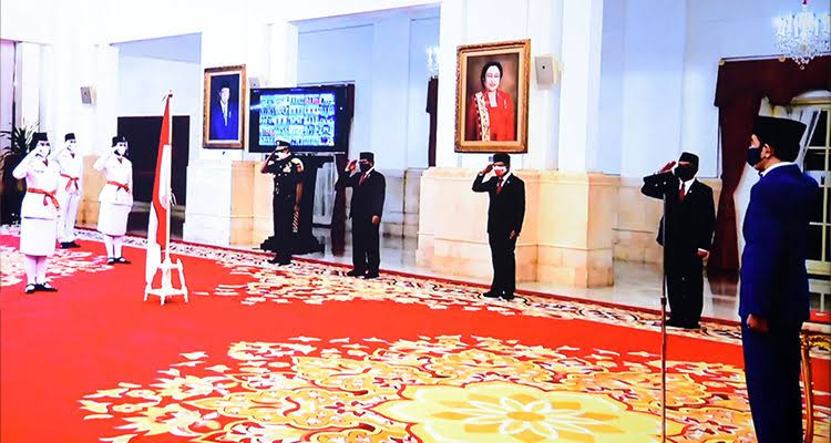 Pengukuhan anggota Paskibraka 2020