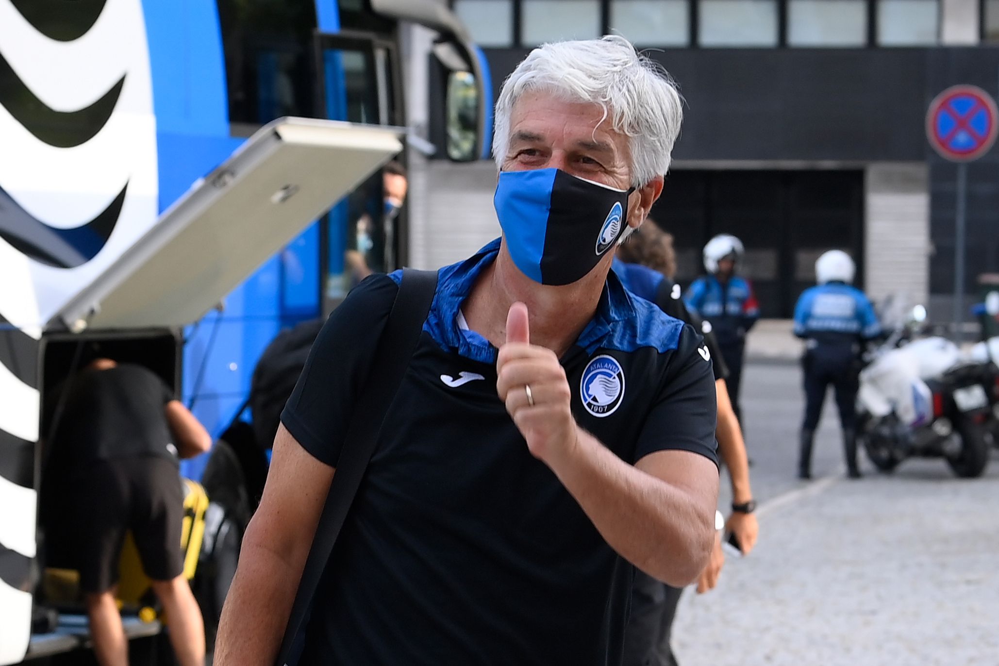 pelatih Atalanta Gin Piero Gasperini