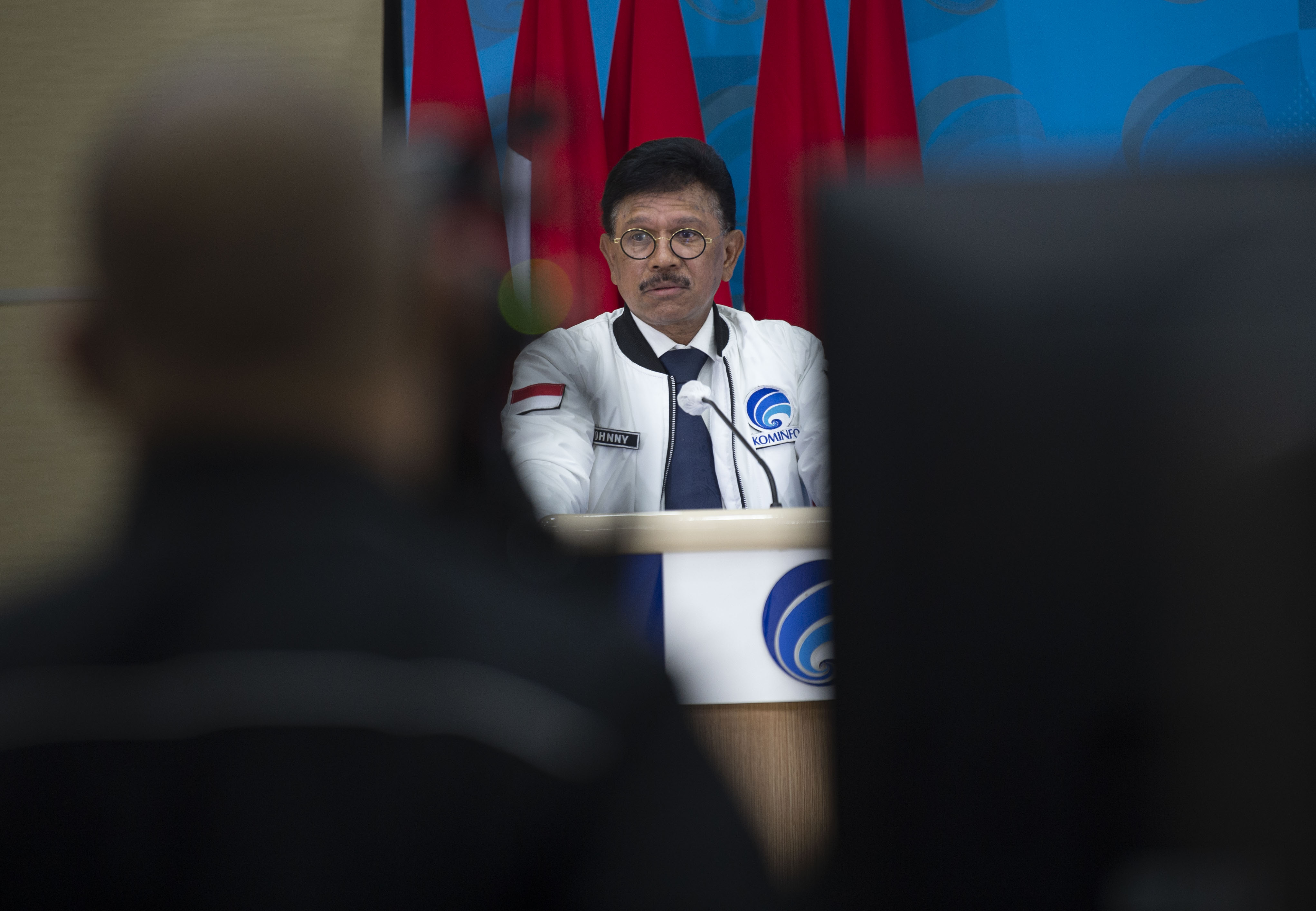 Johnny G Plate, Menteri Komunikasi dan Informatika (Menkominfo).