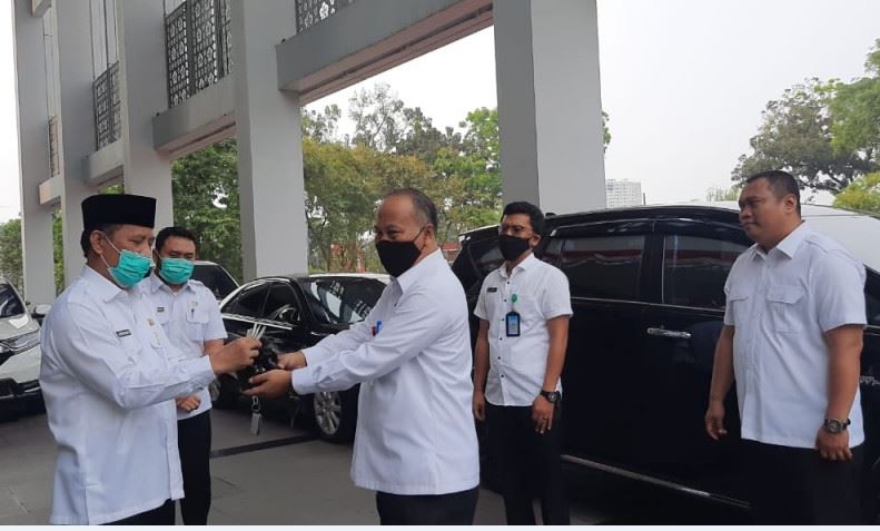 Bacalon Wali Kota Tangsel, Muhamad mengundurkan diri dari jabatan Sekda Tangsel, Rabu 5 Agustus 2020. 