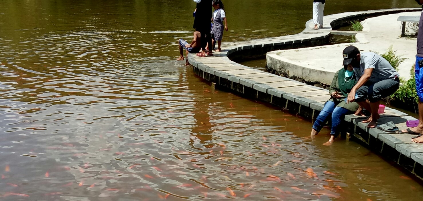 Pemancingan di Desa Mesu, Bangka Tengah