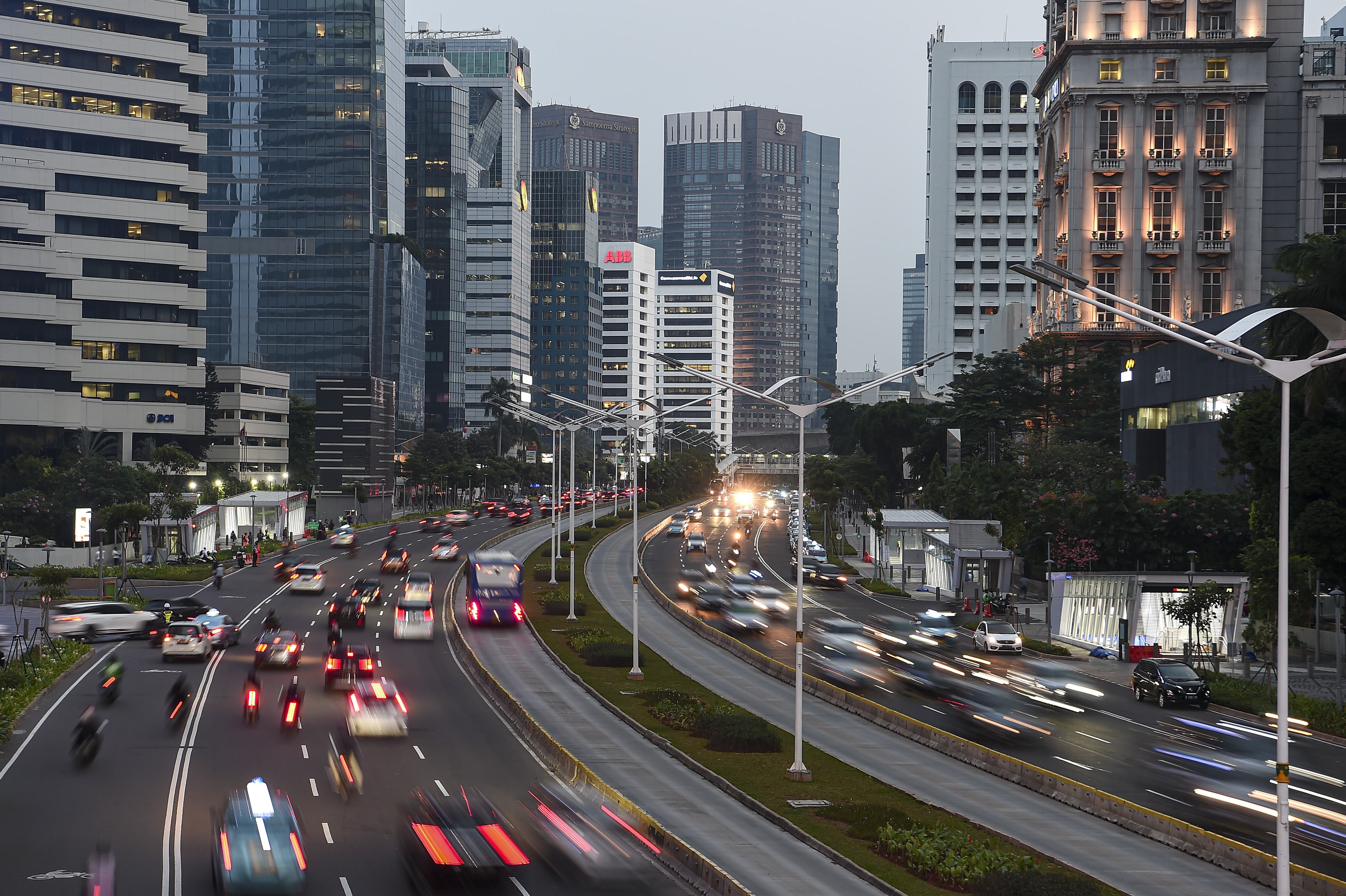 Suasan perkantoran di Jakarta