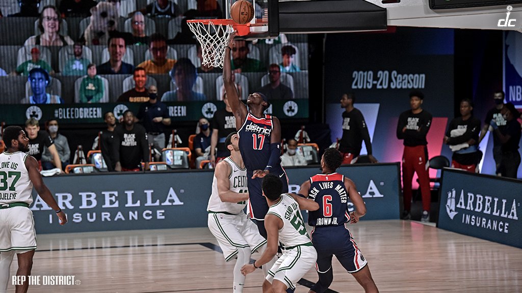 Laga NBA antara Washington Wizards dan Boston Celtics