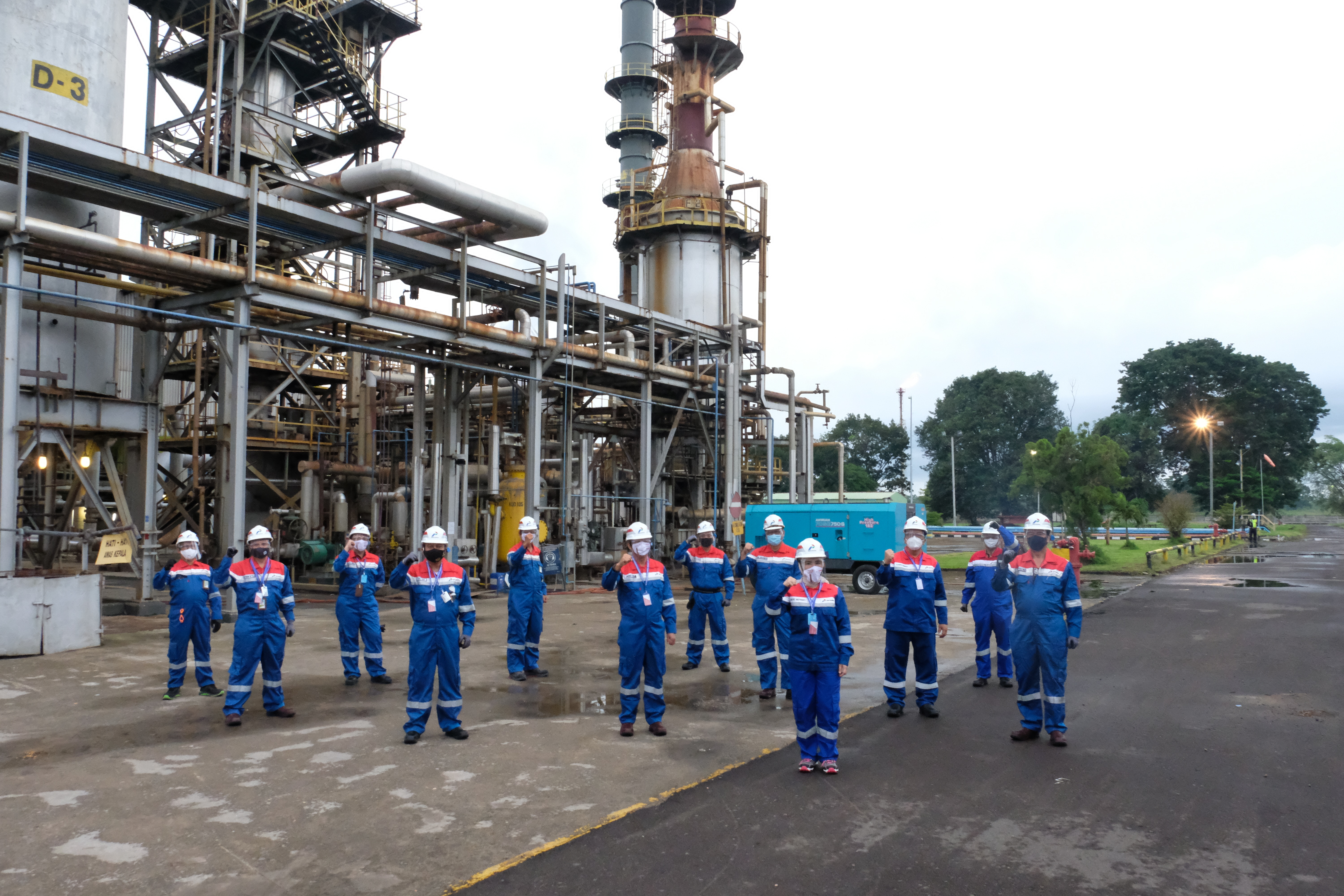 Karyawan Pertamina di Refinery Unit III Plaju