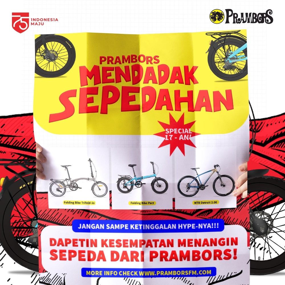 Prambors Mendasak Sepedahan.
