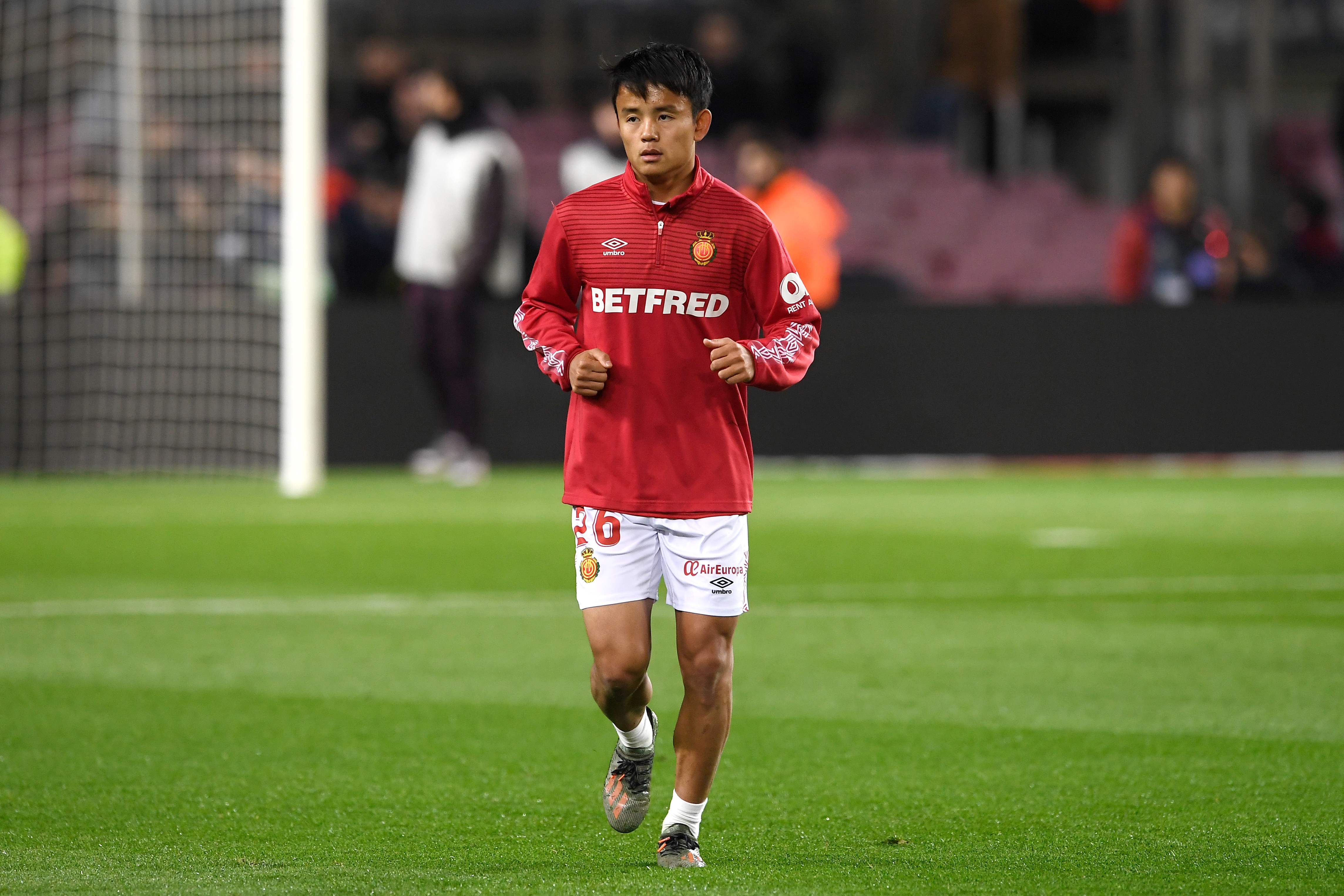 Pemain sepak bola Jepang Takefusa Kubo 