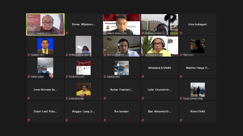 Webinar FISIP Unas bertema Politik Global Pasca Pandemi Covid-19” di Jakarta, kemarin.