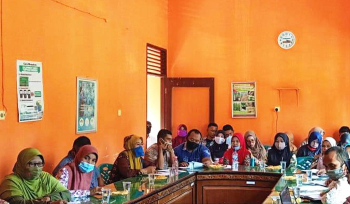 Sosialisasi input data untuk Laporan utama BPP di Pasaman Barat ke AWR Kementan selaku gugus tugas Kostratani