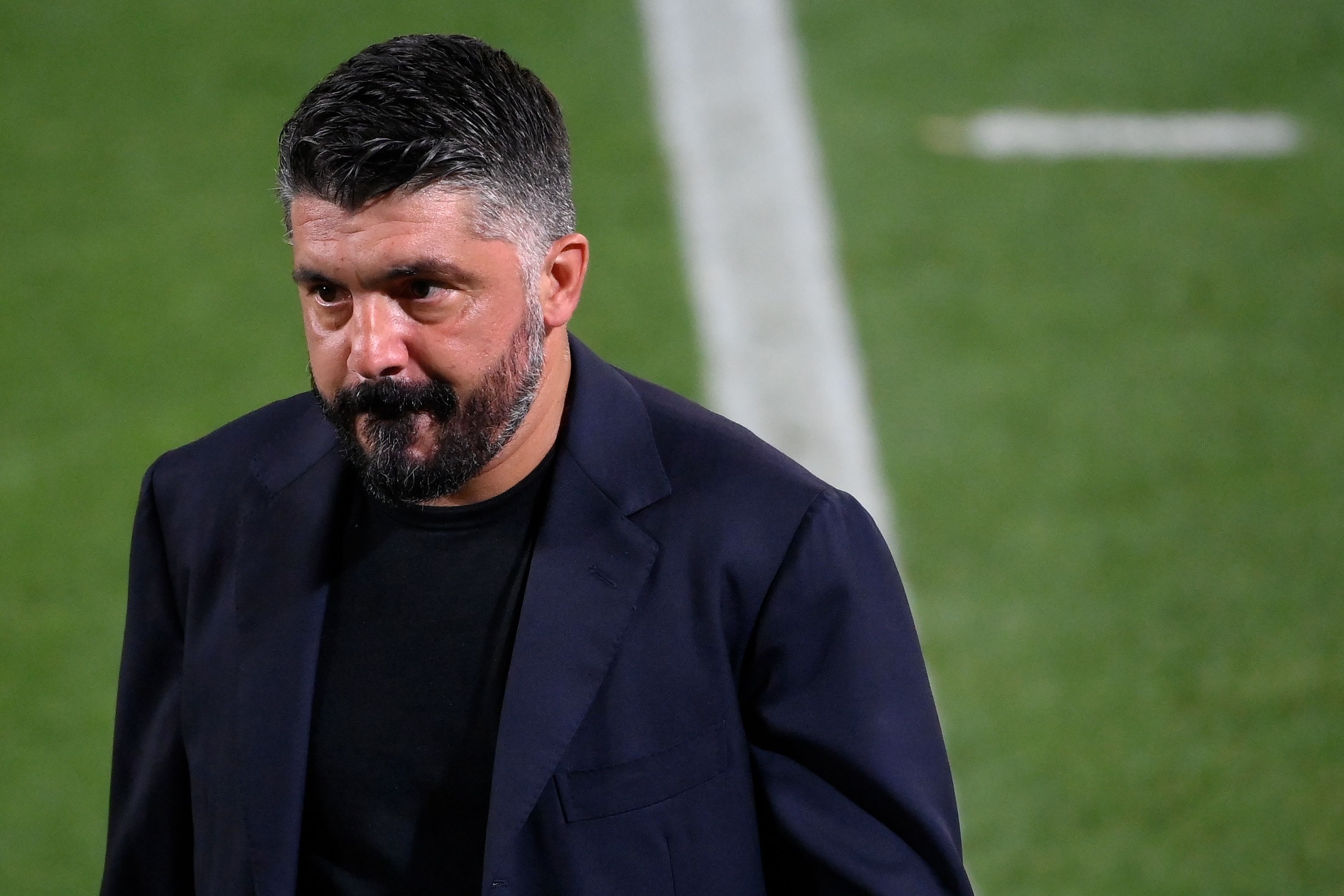 Pelatih Napoli Gennaro Gattuso