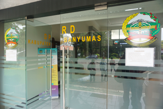 Kantor DPRD Banyumas Ditutup Sementara