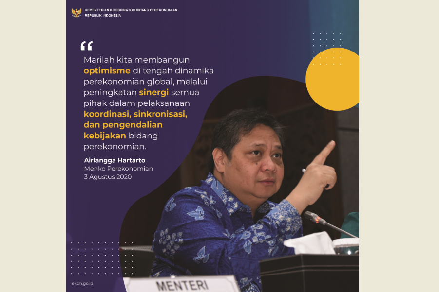 Menko Perekonomian Airlangga Hartarto.