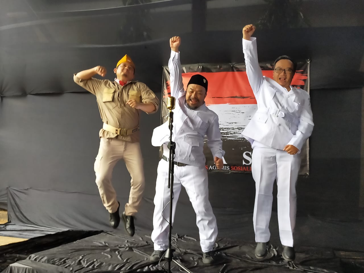 Rayakan HUT ke-75 RI, Band NASI Nyanyikan Teks Proklamasi